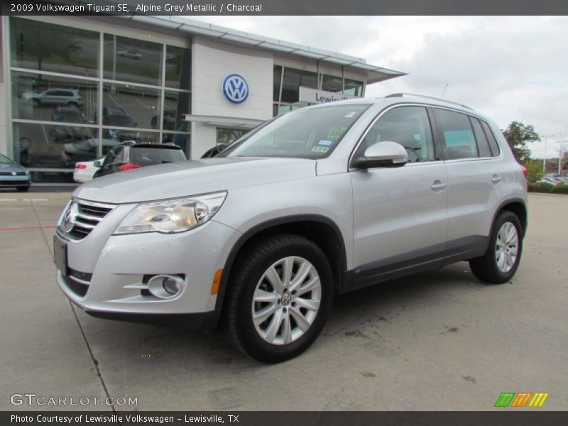 Alpine Grey Metallic / Charcoal 2009 Volkswagen Tiguan SE