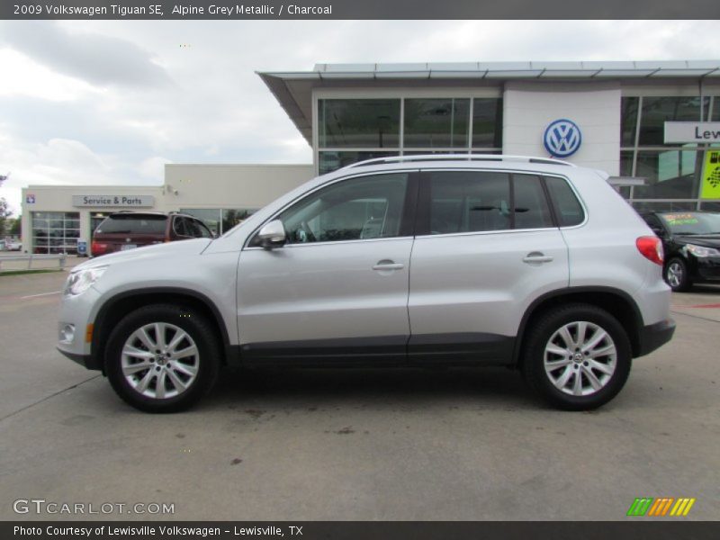Alpine Grey Metallic / Charcoal 2009 Volkswagen Tiguan SE