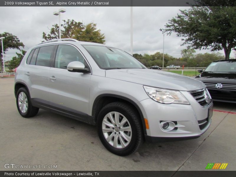 Alpine Grey Metallic / Charcoal 2009 Volkswagen Tiguan SE