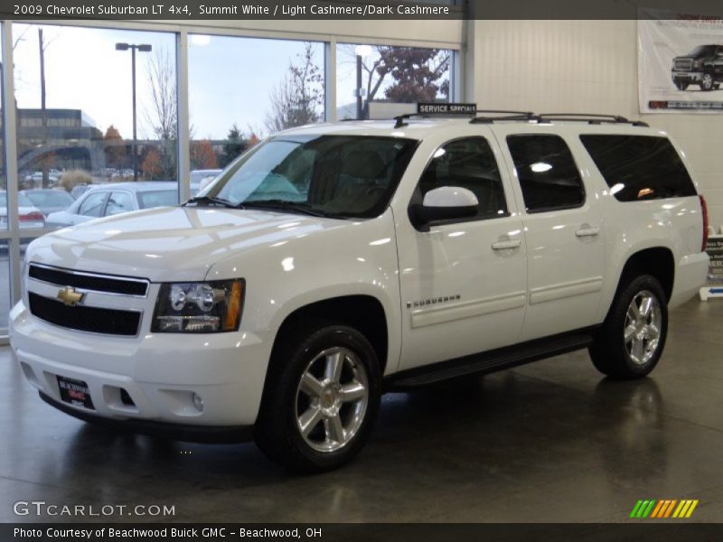 Summit White / Light Cashmere/Dark Cashmere 2009 Chevrolet Suburban LT 4x4