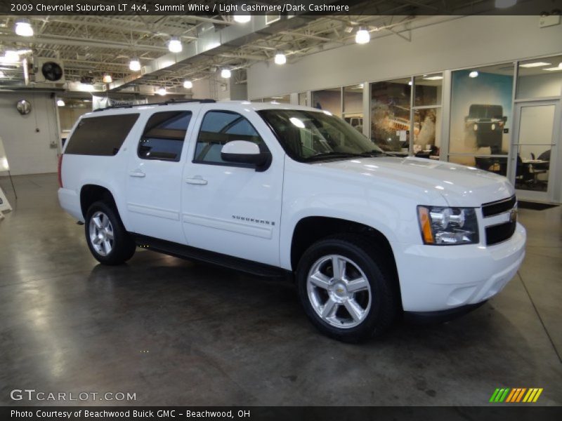 Summit White / Light Cashmere/Dark Cashmere 2009 Chevrolet Suburban LT 4x4