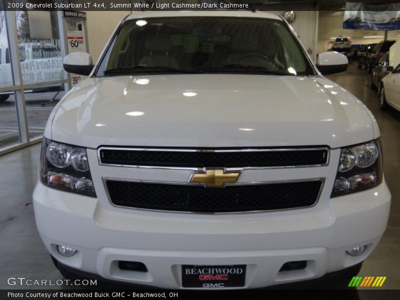 Summit White / Light Cashmere/Dark Cashmere 2009 Chevrolet Suburban LT 4x4