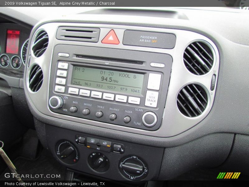 Alpine Grey Metallic / Charcoal 2009 Volkswagen Tiguan SE