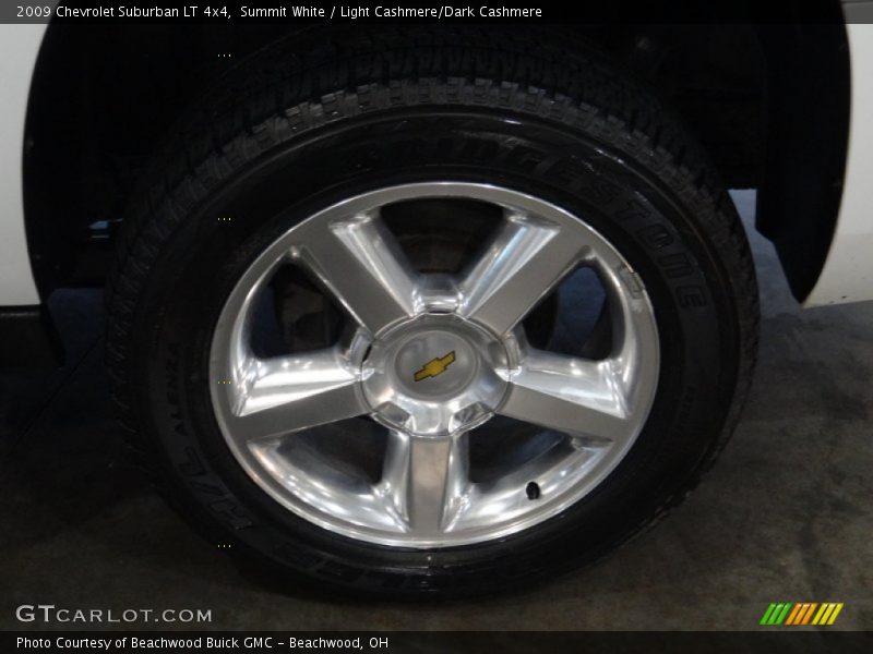Summit White / Light Cashmere/Dark Cashmere 2009 Chevrolet Suburban LT 4x4