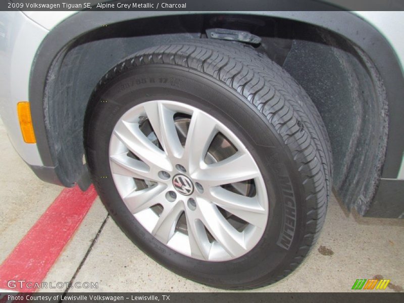 Alpine Grey Metallic / Charcoal 2009 Volkswagen Tiguan SE