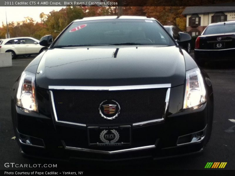 Black Raven / Cashmere/Cocoa 2011 Cadillac CTS 4 AWD Coupe