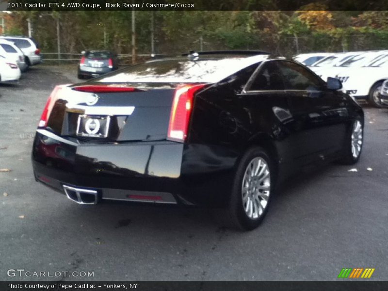 Black Raven / Cashmere/Cocoa 2011 Cadillac CTS 4 AWD Coupe