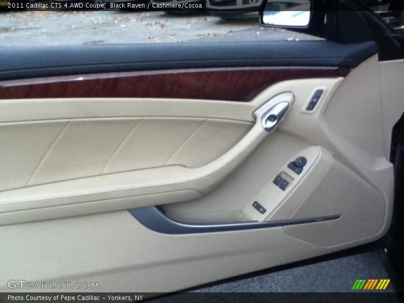 Black Raven / Cashmere/Cocoa 2011 Cadillac CTS 4 AWD Coupe