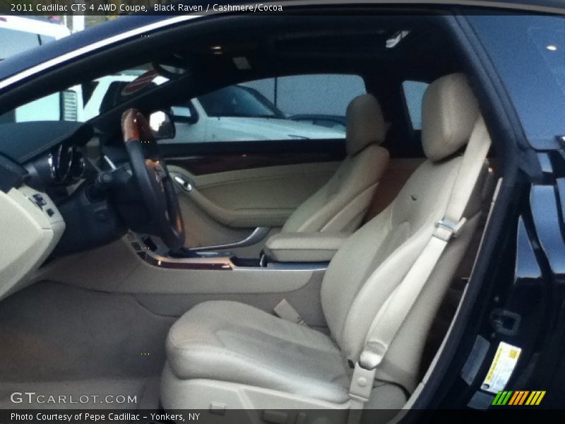 Black Raven / Cashmere/Cocoa 2011 Cadillac CTS 4 AWD Coupe