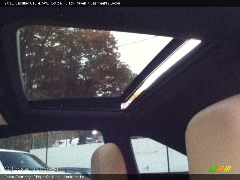 Black Raven / Cashmere/Cocoa 2011 Cadillac CTS 4 AWD Coupe