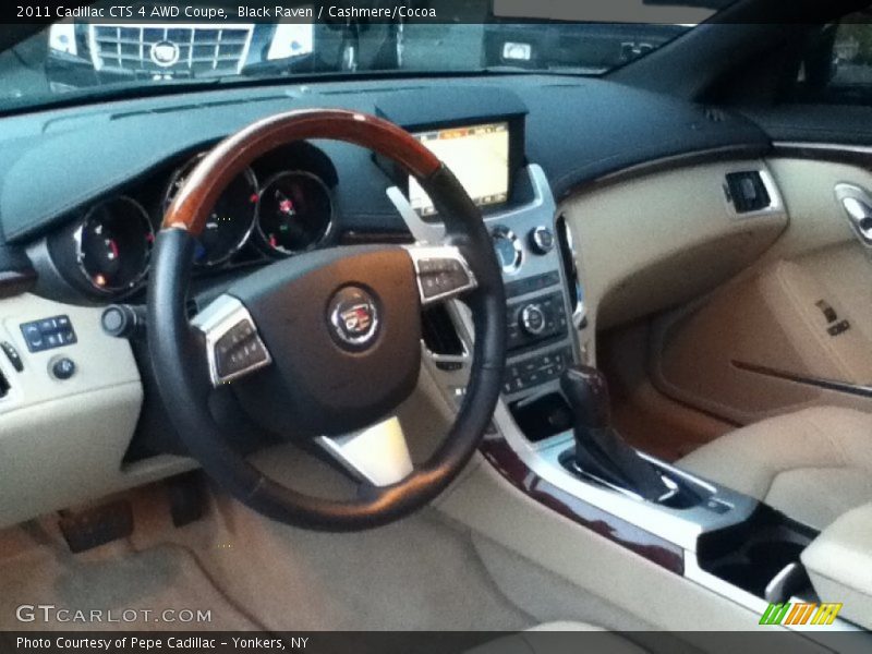 Black Raven / Cashmere/Cocoa 2011 Cadillac CTS 4 AWD Coupe