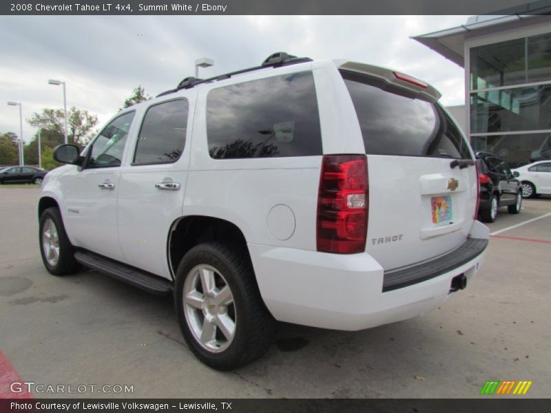 Summit White / Ebony 2008 Chevrolet Tahoe LT 4x4
