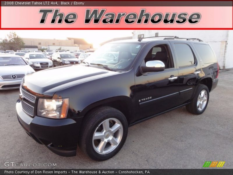 Black / Ebony 2008 Chevrolet Tahoe LTZ 4x4