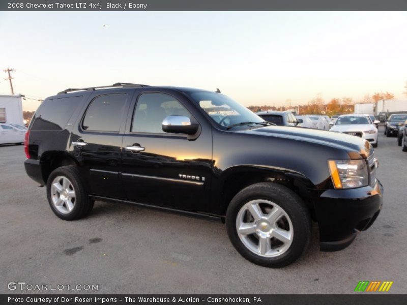Black / Ebony 2008 Chevrolet Tahoe LTZ 4x4