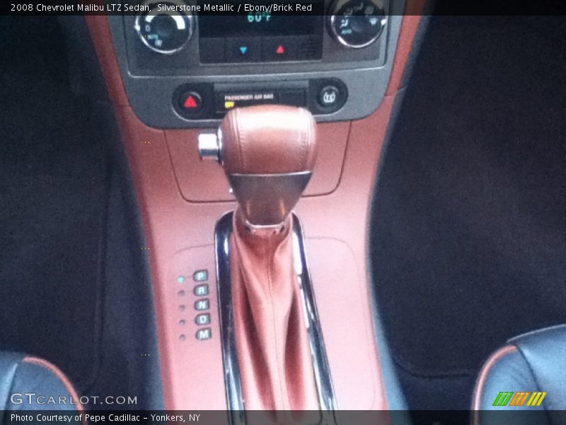 Silverstone Metallic / Ebony/Brick Red 2008 Chevrolet Malibu LTZ Sedan