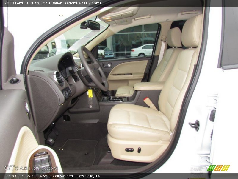 Oxford White / Camel 2008 Ford Taurus X Eddie Bauer