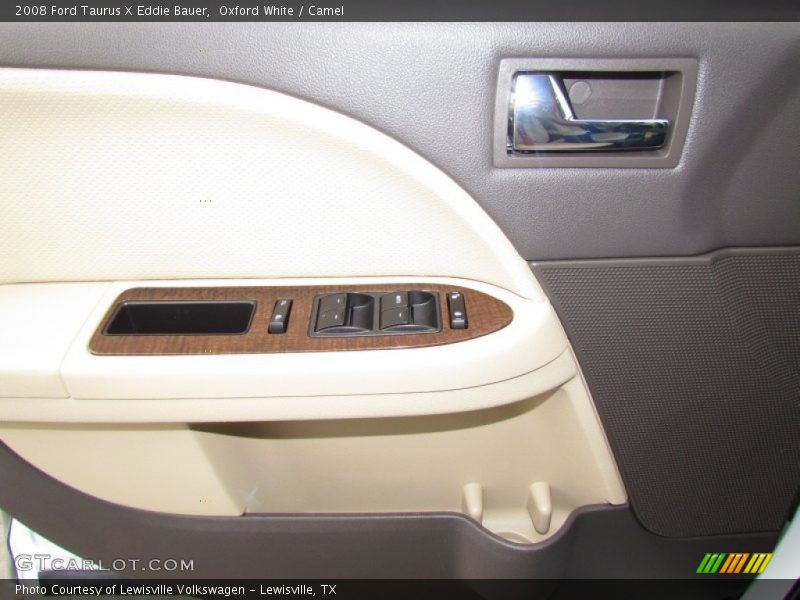 Oxford White / Camel 2008 Ford Taurus X Eddie Bauer
