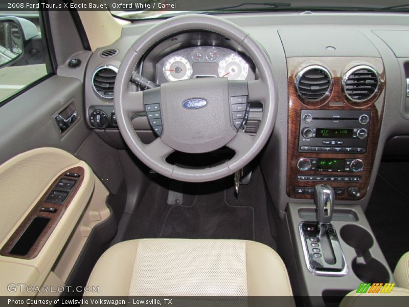 Dashboard of 2008 Taurus X Eddie Bauer