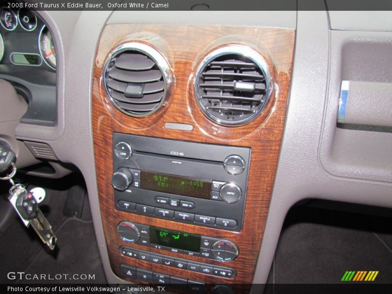 Oxford White / Camel 2008 Ford Taurus X Eddie Bauer