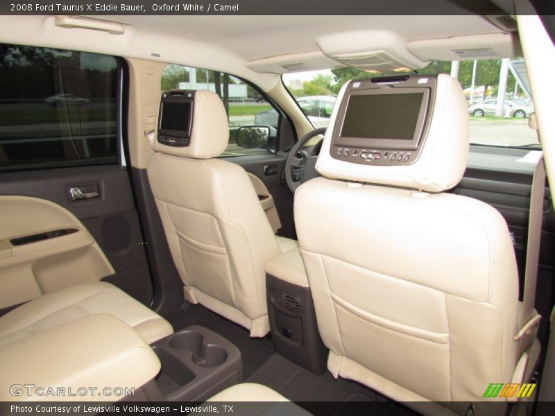 Oxford White / Camel 2008 Ford Taurus X Eddie Bauer