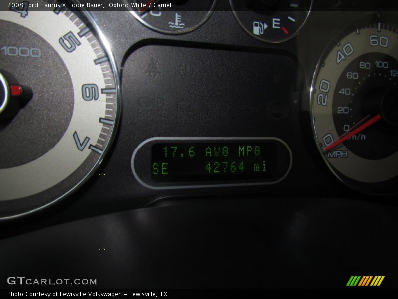 Oxford White / Camel 2008 Ford Taurus X Eddie Bauer