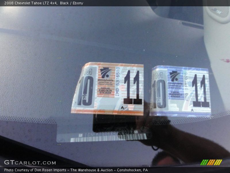Black / Ebony 2008 Chevrolet Tahoe LTZ 4x4
