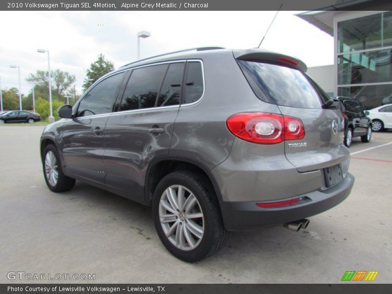 Alpine Grey Metallic / Charcoal 2010 Volkswagen Tiguan SEL 4Motion