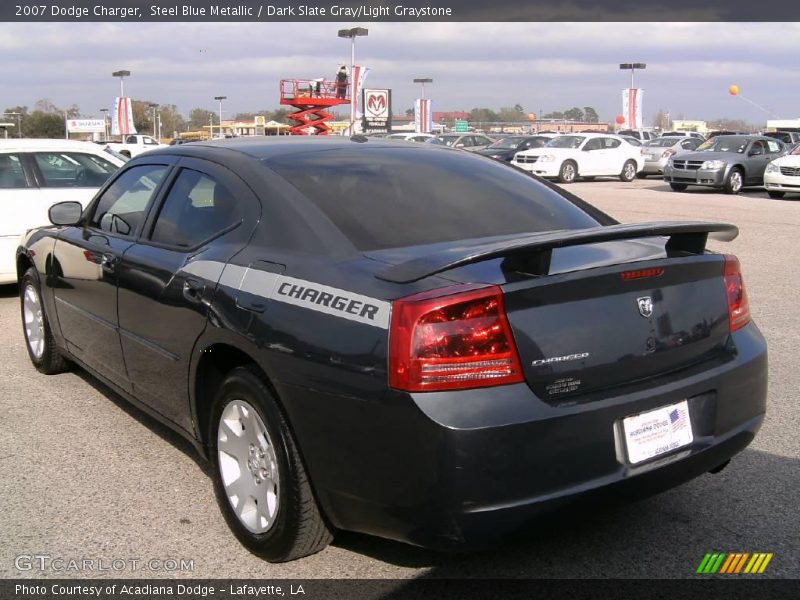 Steel Blue Metallic / Dark Slate Gray/Light Graystone 2007 Dodge Charger