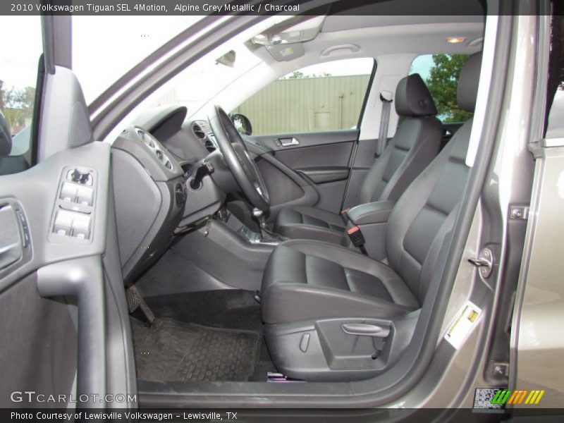 Drivers seat in black leather - 2010 Volkswagen Tiguan SEL 4Motion