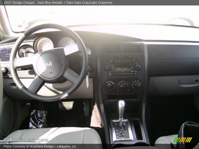 Steel Blue Metallic / Dark Slate Gray/Light Graystone 2007 Dodge Charger