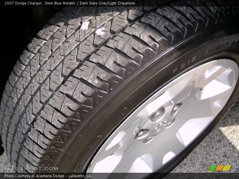 Steel Blue Metallic / Dark Slate Gray/Light Graystone 2007 Dodge Charger