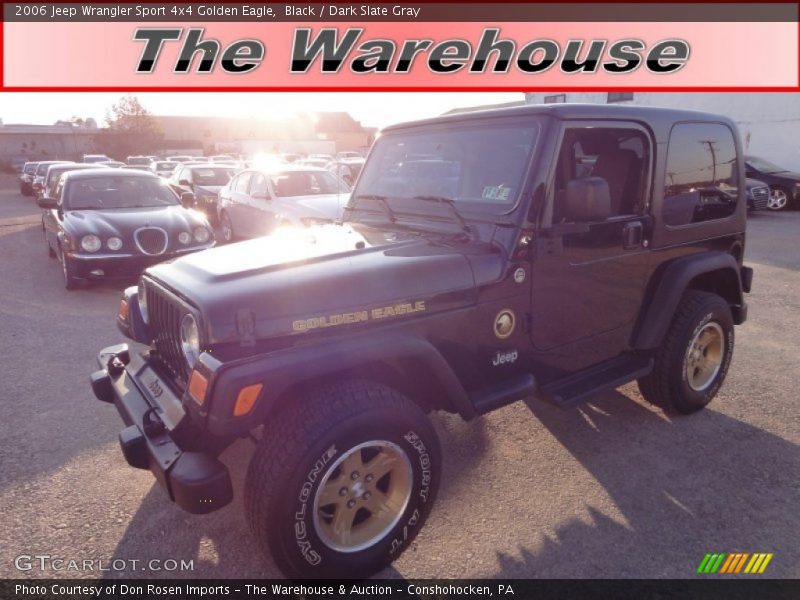 Black / Dark Slate Gray 2006 Jeep Wrangler Sport 4x4 Golden Eagle