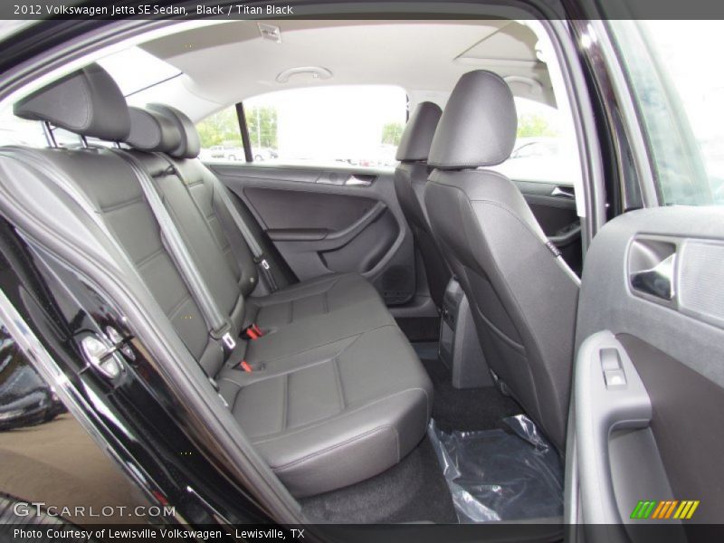 Black / Titan Black 2012 Volkswagen Jetta SE Sedan