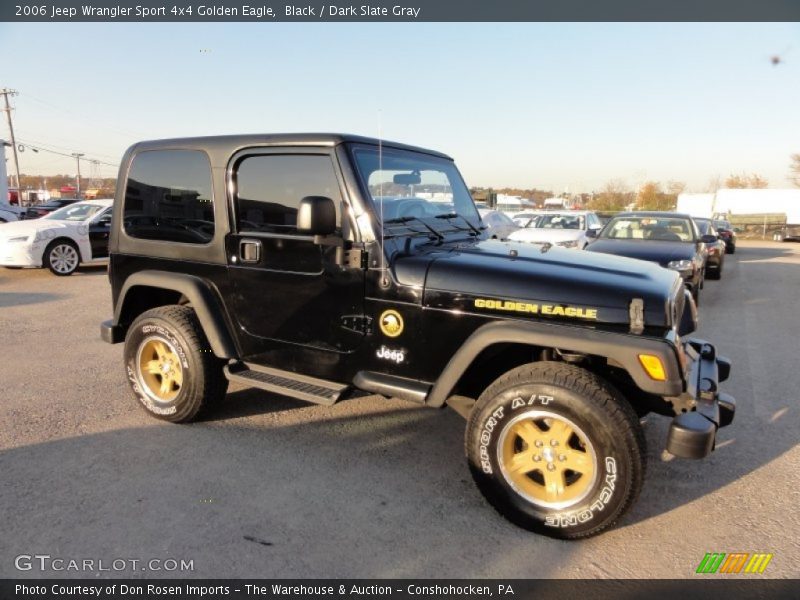 Black / Dark Slate Gray 2006 Jeep Wrangler Sport 4x4 Golden Eagle