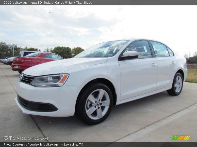 Candy White / Titan Black 2012 Volkswagen Jetta TDI Sedan