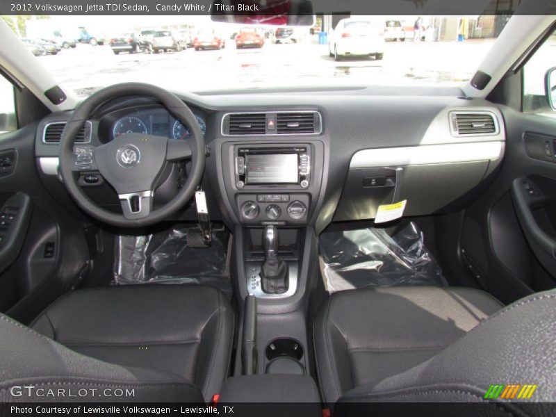 Candy White / Titan Black 2012 Volkswagen Jetta TDI Sedan