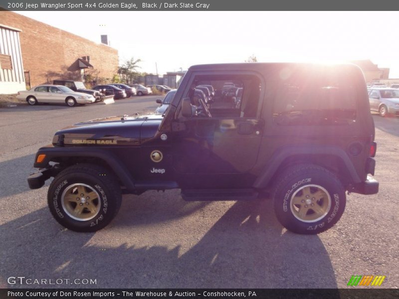 Black / Dark Slate Gray 2006 Jeep Wrangler Sport 4x4 Golden Eagle