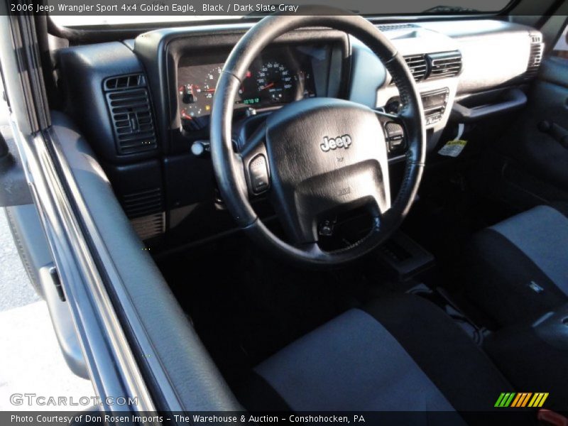 Black / Dark Slate Gray 2006 Jeep Wrangler Sport 4x4 Golden Eagle