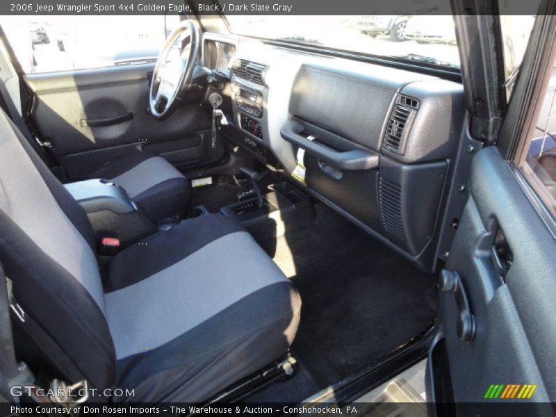 Black / Dark Slate Gray 2006 Jeep Wrangler Sport 4x4 Golden Eagle