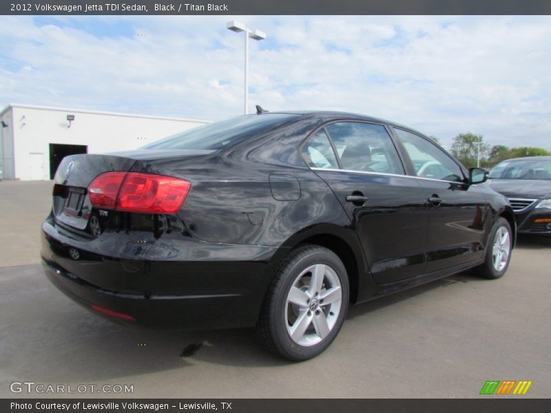 Black / Titan Black 2012 Volkswagen Jetta TDI Sedan