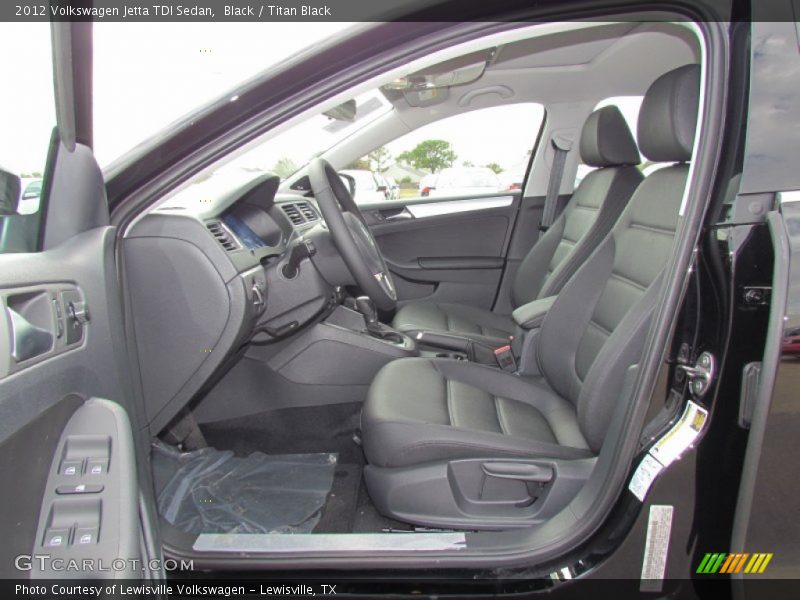 Black / Titan Black 2012 Volkswagen Jetta TDI Sedan