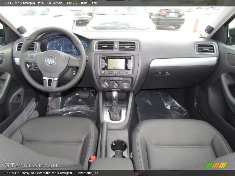 Black / Titan Black 2012 Volkswagen Jetta TDI Sedan
