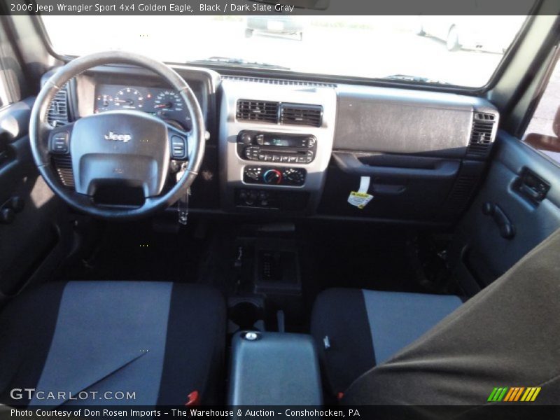 Black / Dark Slate Gray 2006 Jeep Wrangler Sport 4x4 Golden Eagle