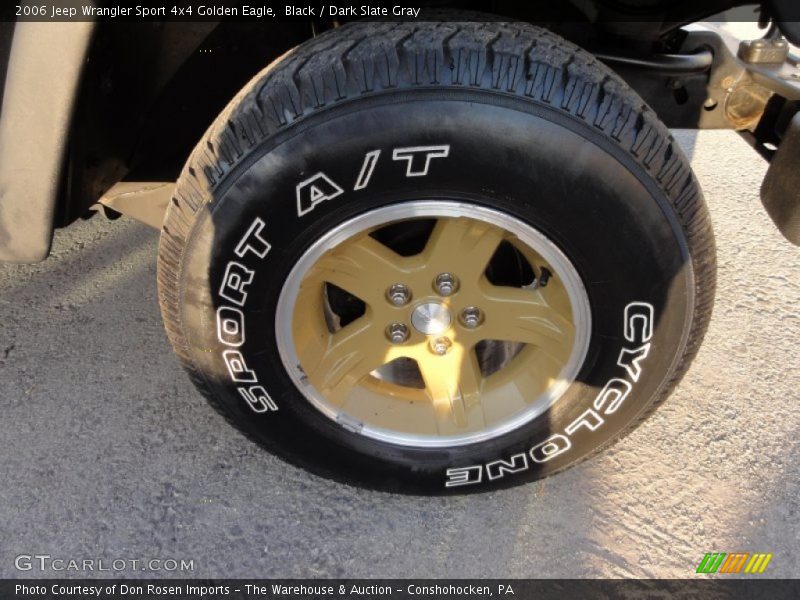 Black / Dark Slate Gray 2006 Jeep Wrangler Sport 4x4 Golden Eagle