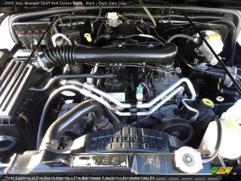  2006 Wrangler Sport 4x4 Golden Eagle Engine - 4.0 Liter OHV 12V Inline 6 Cylinder