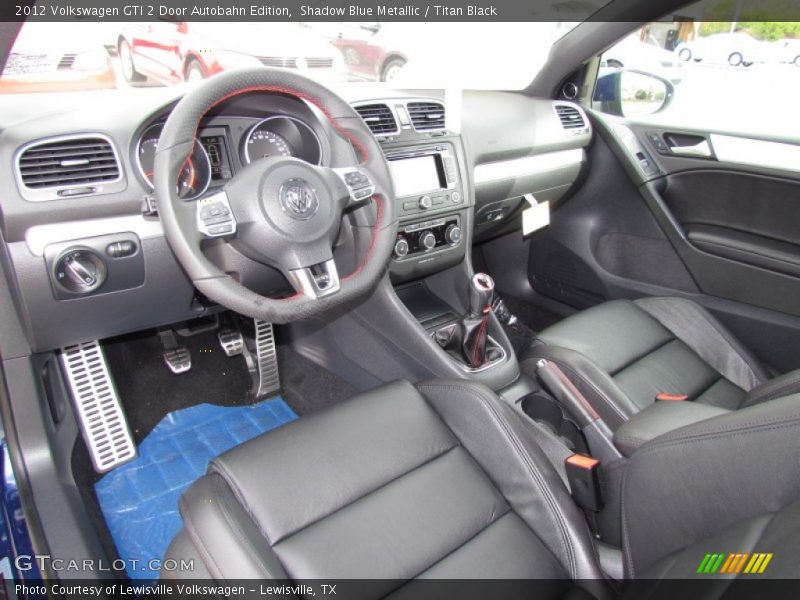 Autobahn, Premium Interior in titan black leather - 2012 Volkswagen GTI 2 Door Autobahn Edition
