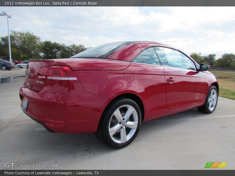 Salsa Red / Cornsilk Beige 2012 Volkswagen Eos Lux