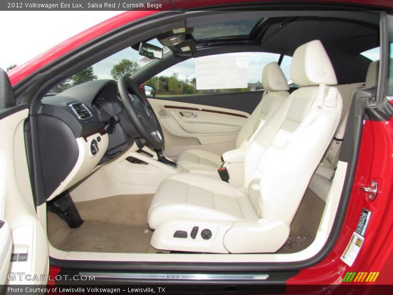 Salsa Red / Cornsilk Beige 2012 Volkswagen Eos Lux