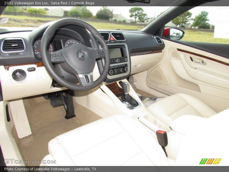 Salsa Red / Cornsilk Beige 2012 Volkswagen Eos Lux
