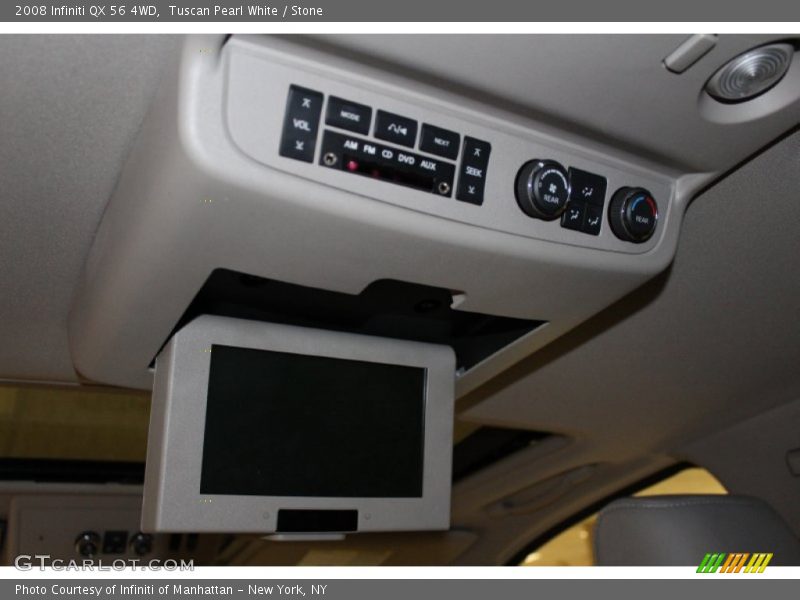Tuscan Pearl White / Stone 2008 Infiniti QX 56 4WD